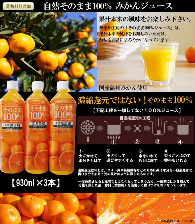 自然そのままみかんジュース